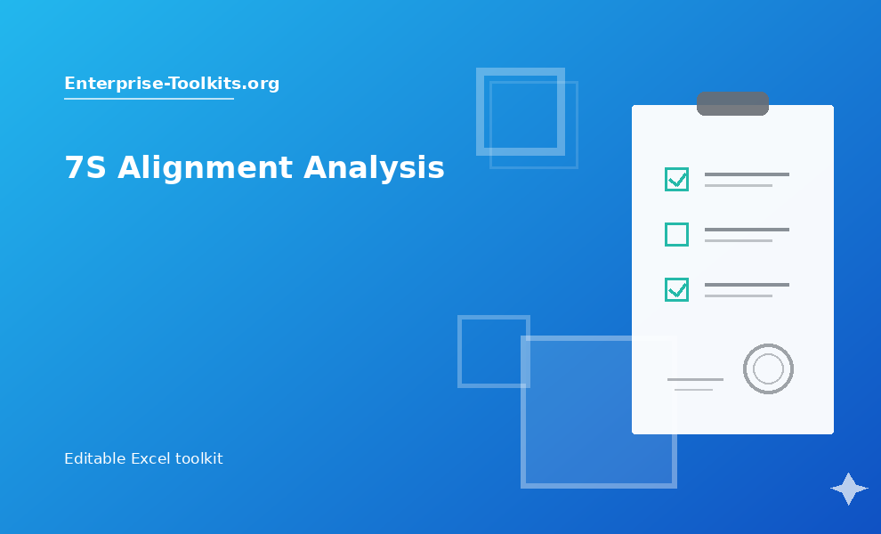 7S Alignment Analysis Excel toolkit