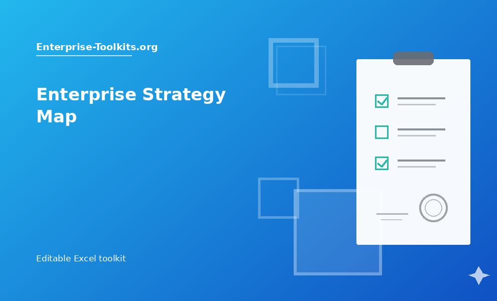 Enterprise Strategy Map Excel toolkit