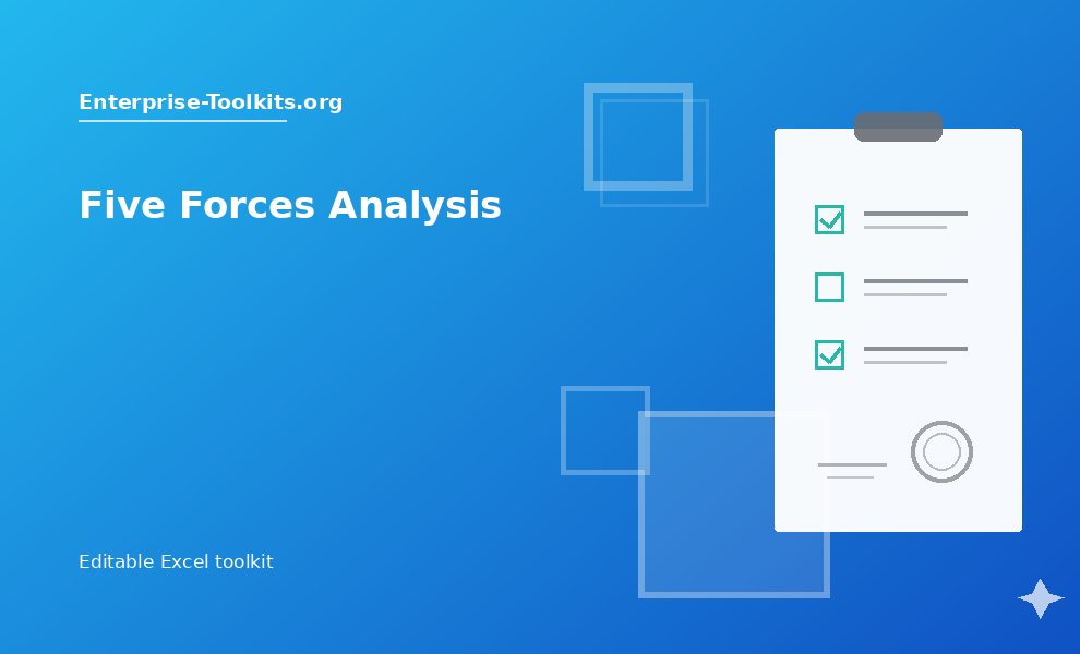 Five Forces Analysis Excel toolkit
