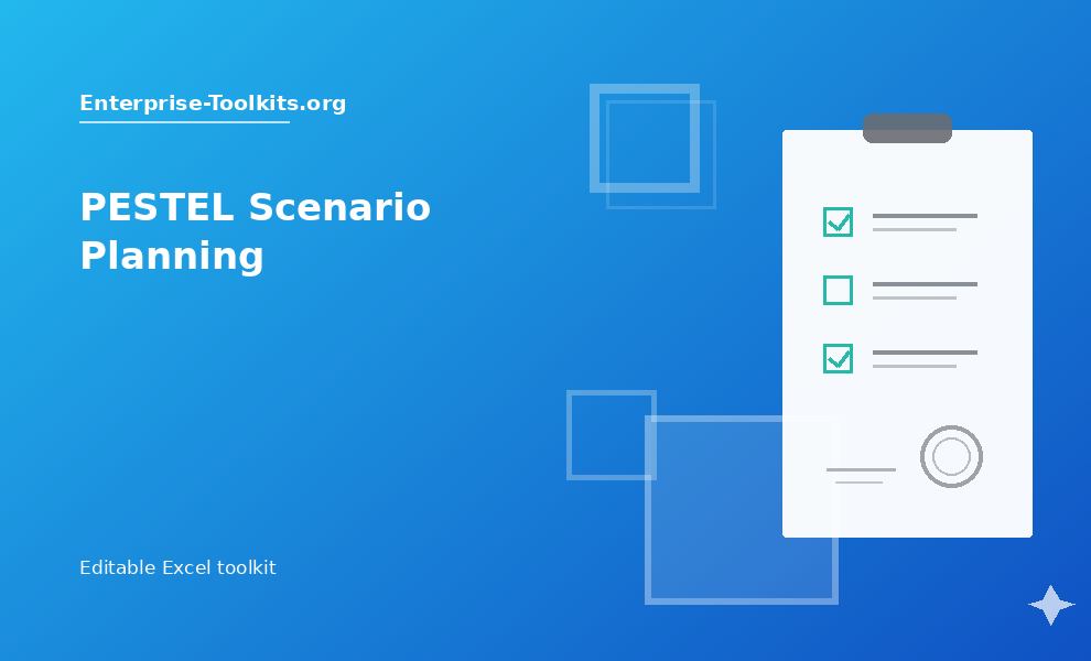 PESTEL Scenario Planning Excel toolkit