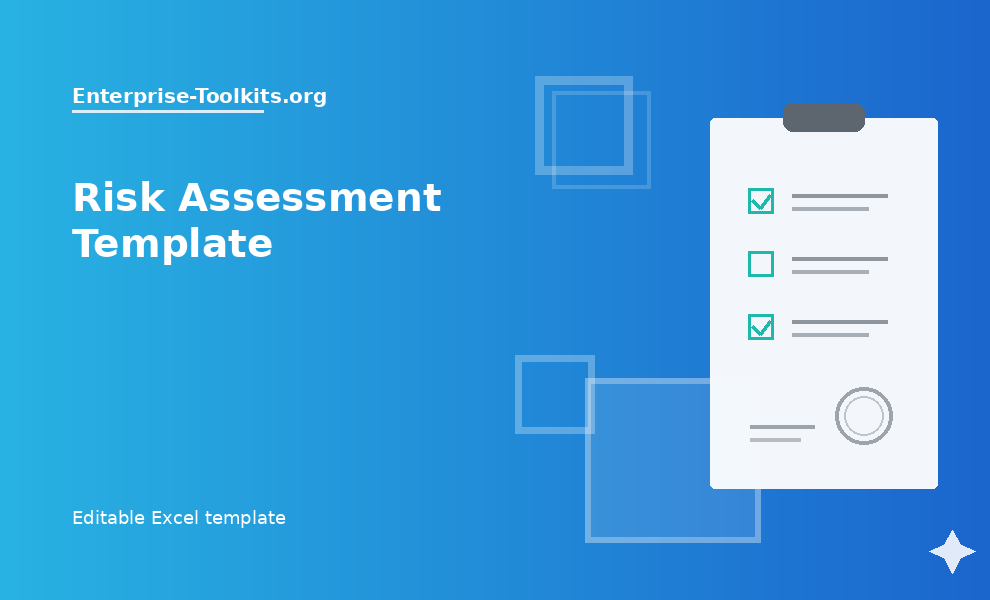 Risk assessment matrix Excel template