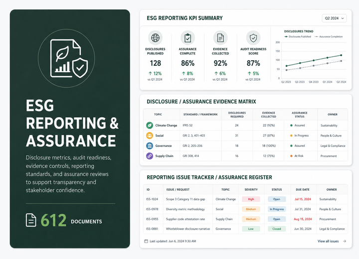 Esg Reporting preview