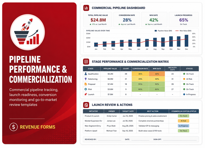 PIPELINE GOVERNANCE, COMMERCIALIZATION & PARTNER PERFORMANCE preview