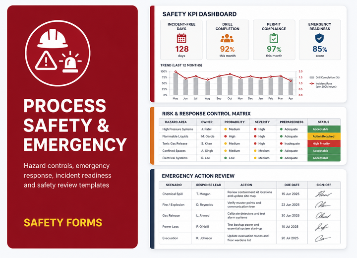 PROCESS SAFETY, PERMIT-TO-WORK & EMERGENCY RESPONSE preview